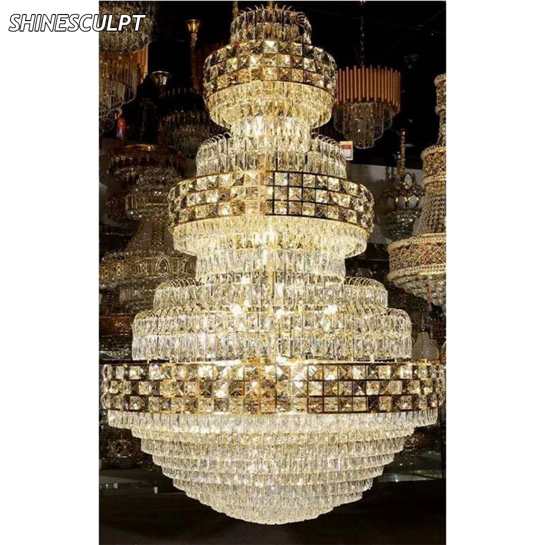 CH-025 Tiered Crystal Chandelier - Image 2