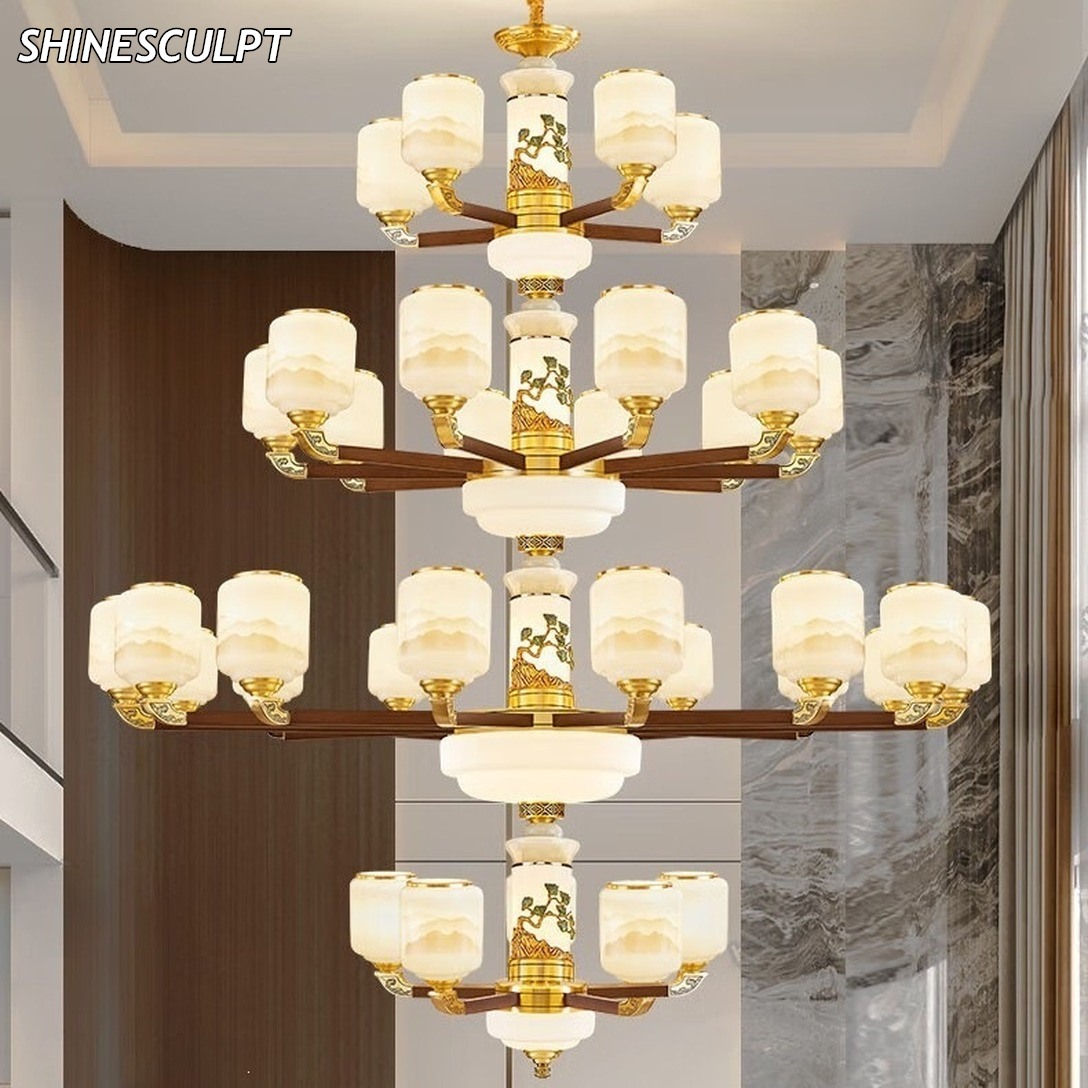 CH-025 Tiered Crystal Chandelier - Image 3