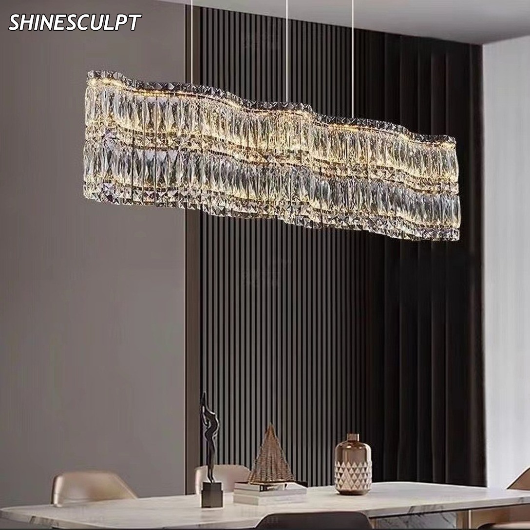 PL-015 Crystal Ring Pendant Light - Image 3