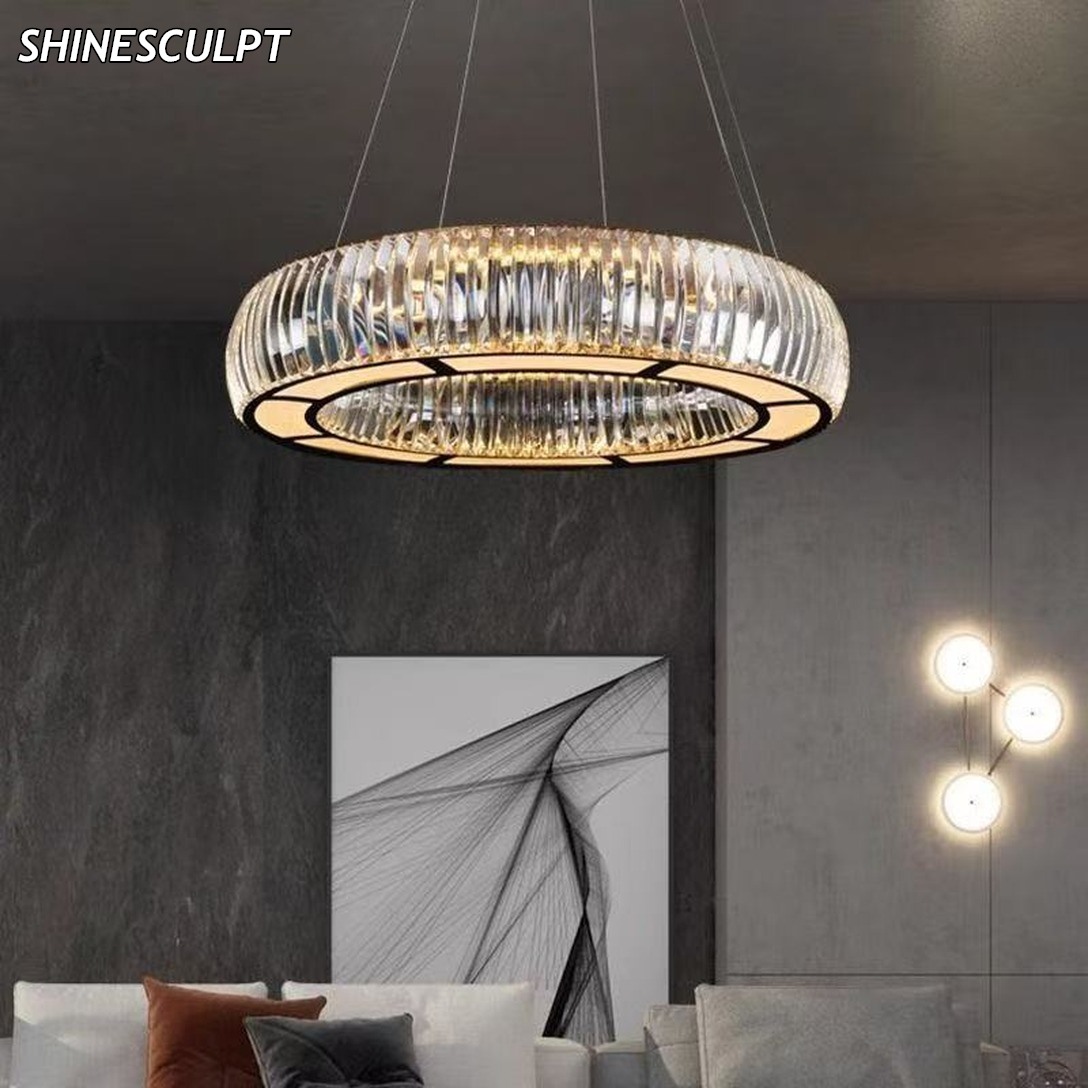 PL-021 Round Crystal Ring Pendant - Image 2