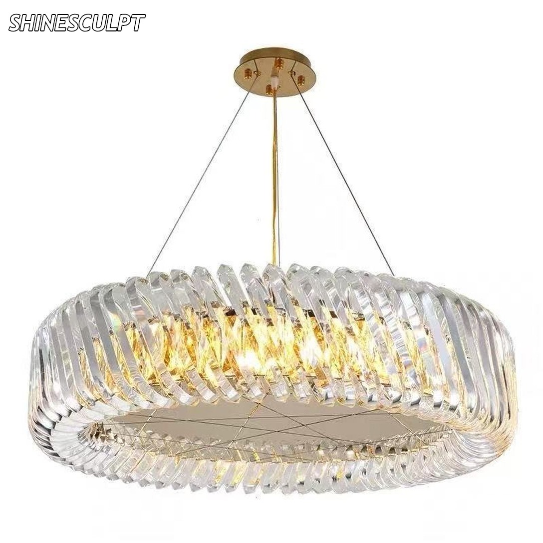 PL-025 Crystal Drum Pendant - Image 5