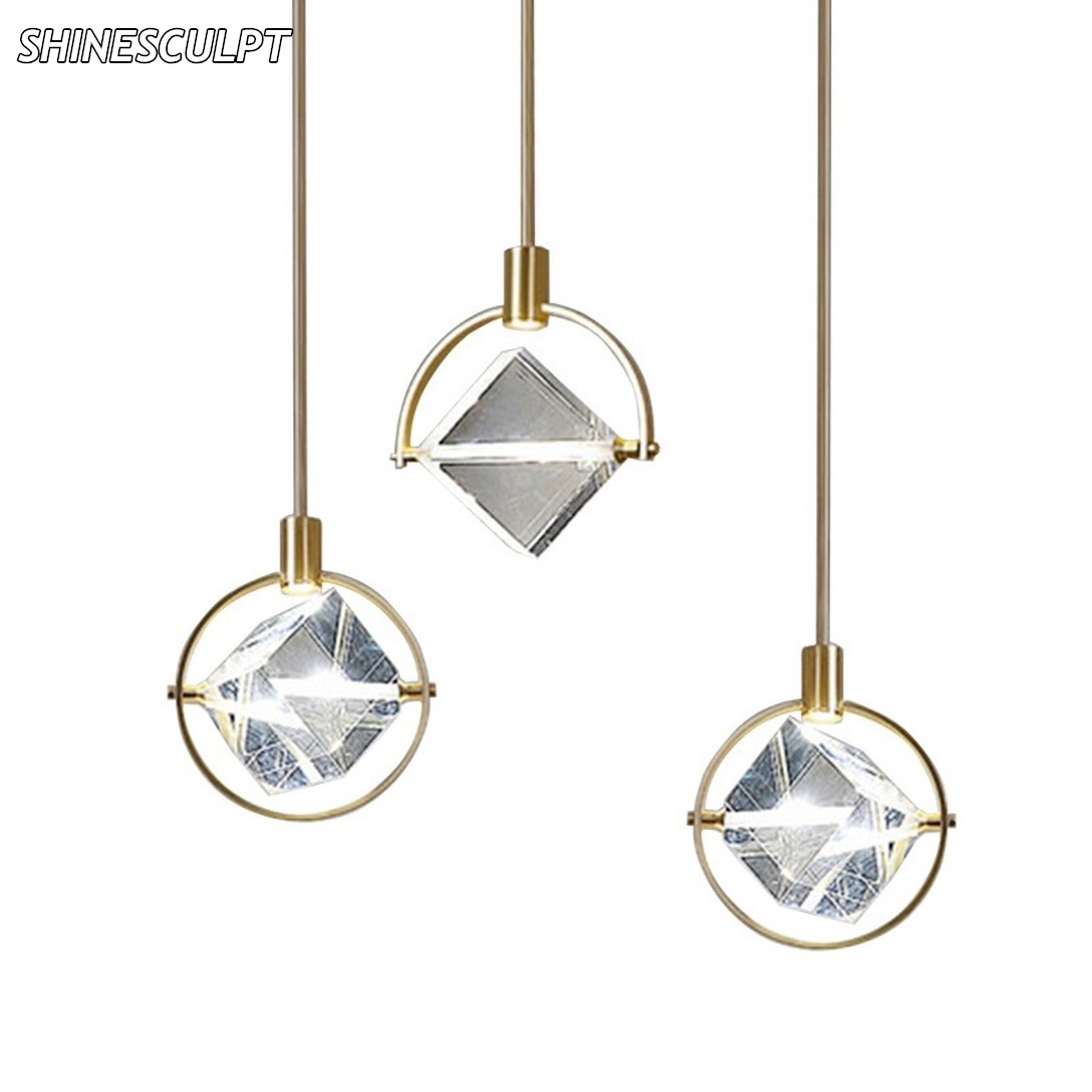 PL-028 Crystal Ring Pendant Light - Image 5