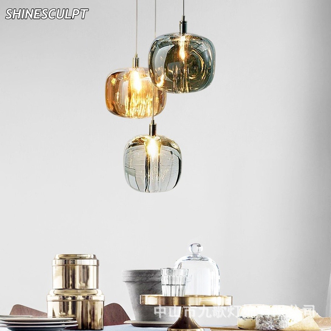 PL-029 Smoke Glass Pendant Cluster - Image 2
