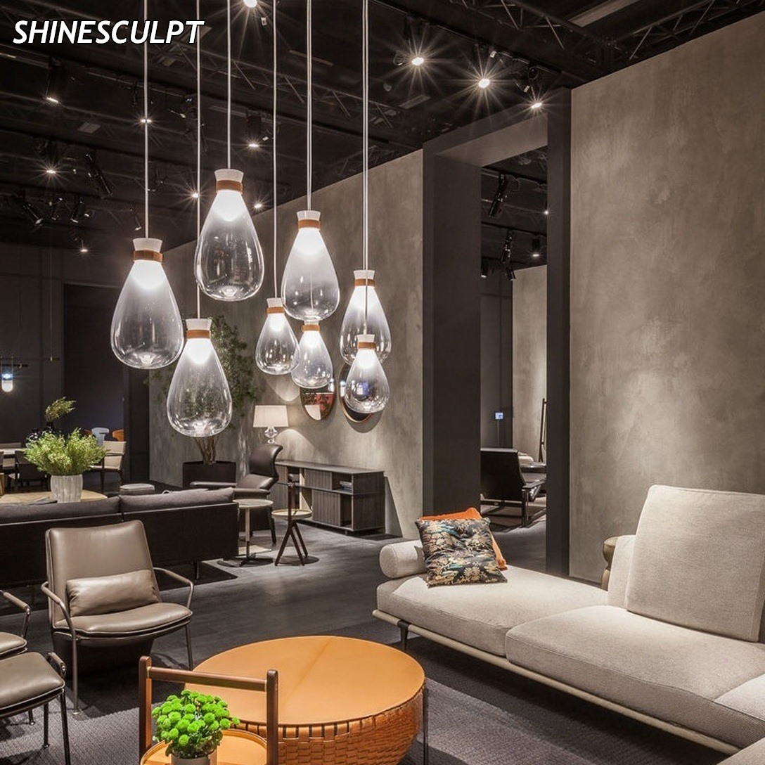 PL-033 Bottle Glass Pendant Light - Image 2