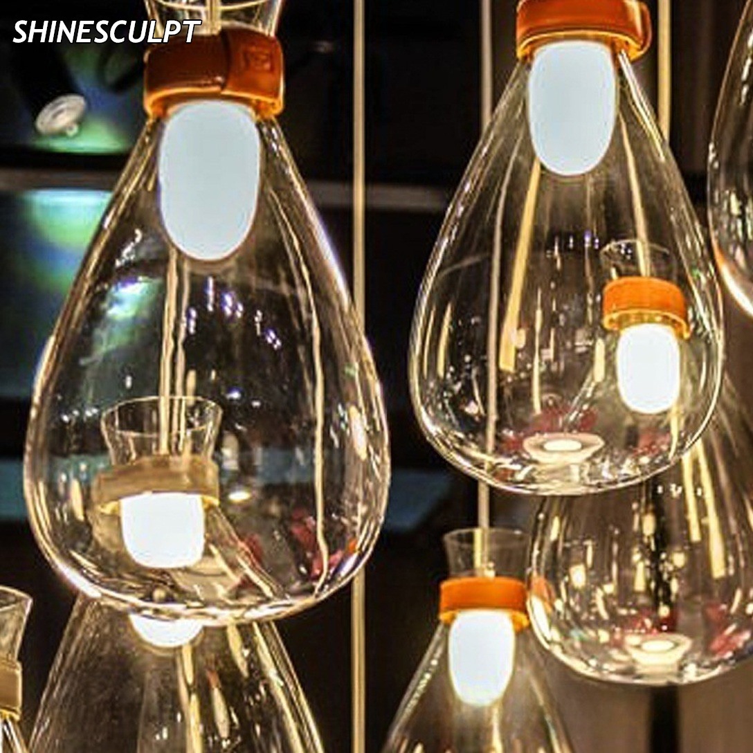 PL-033 Bottle Glass Pendant Light - Image 4
