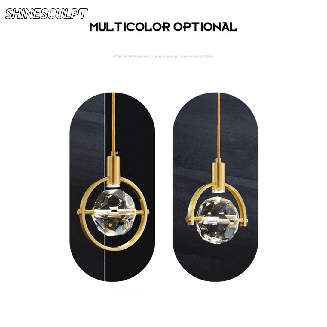 PL-034 Ring Crystal Pendant Light - Image 2