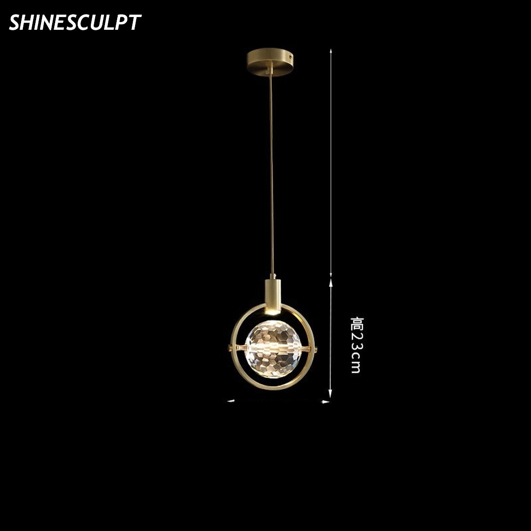 PL-034 Ring Crystal Pendant Light - Image 3