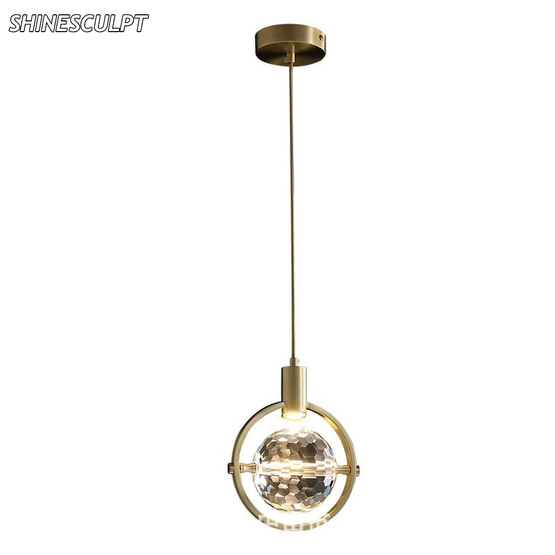 PL-034 Ring Crystal Pendant Light - Image 5