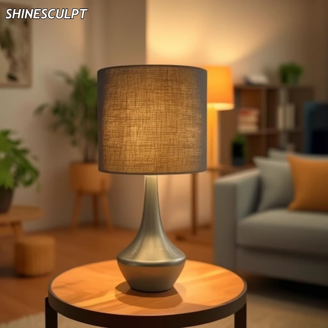 TL-006 Fabric Shade Bedside Lamp - Image 2