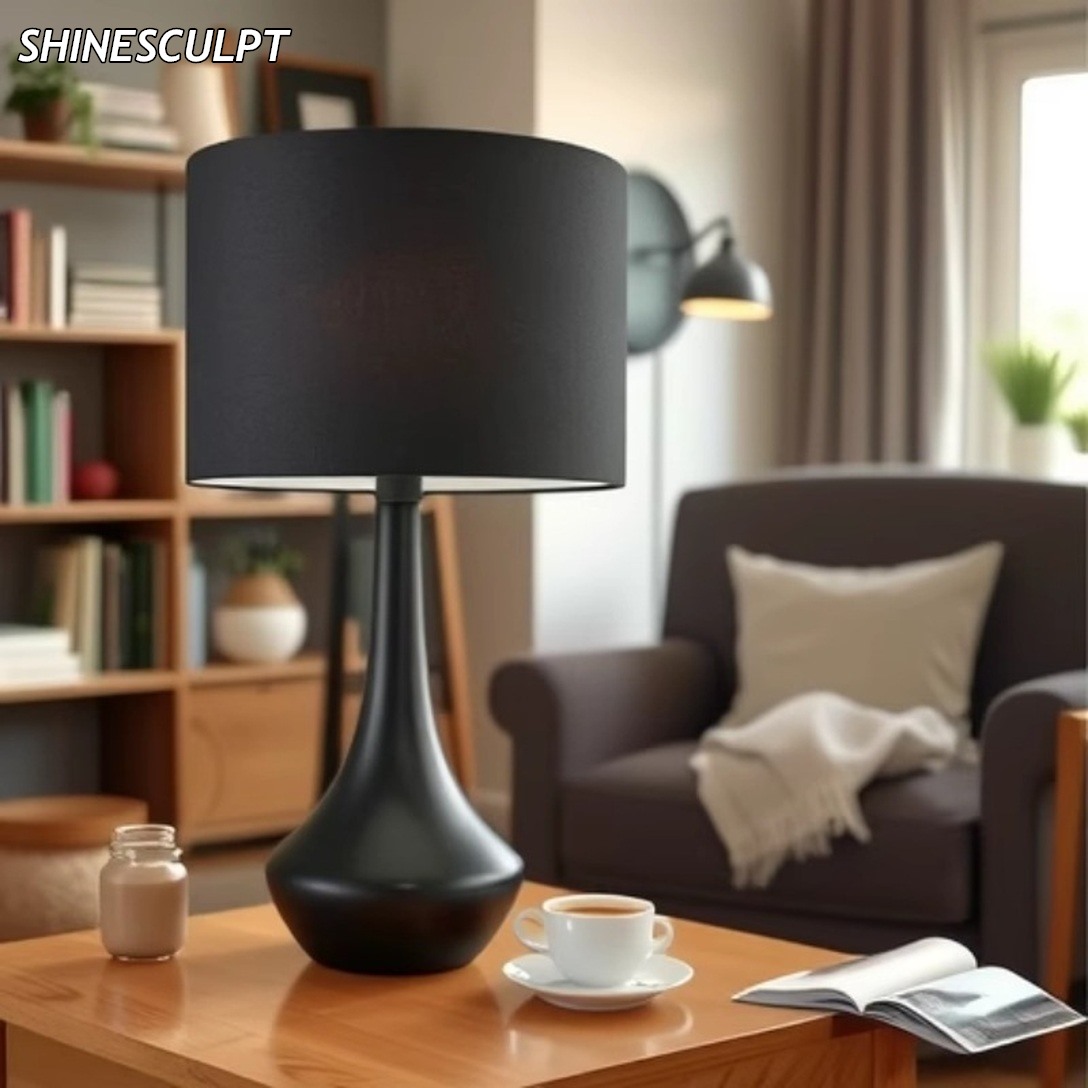 TL-006 Fabric Shade Bedside Lamp - Image 3