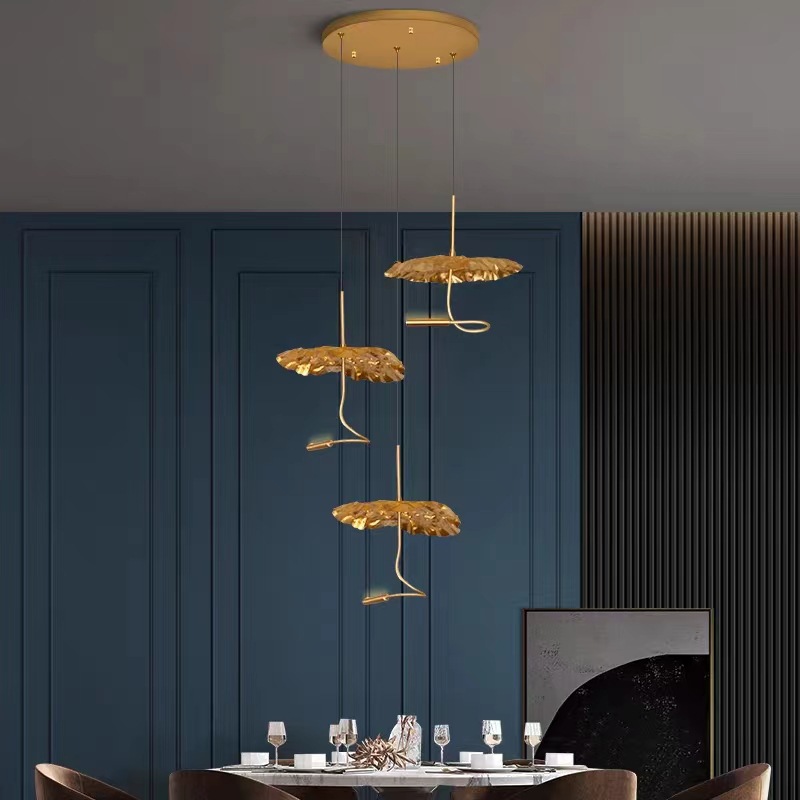 CH-006 Hand-Forged Lotus Chandelier - 1 to 35 Lights - Image 3