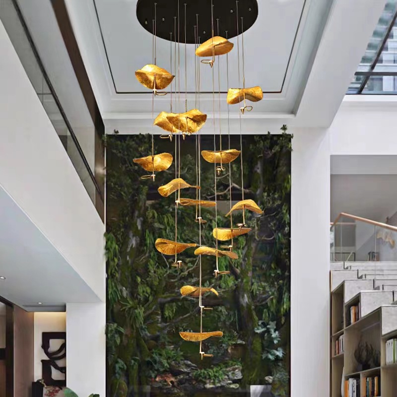 CH-006 Hand-Forged Lotus Chandelier - 1 to 35 Lights - Image 4