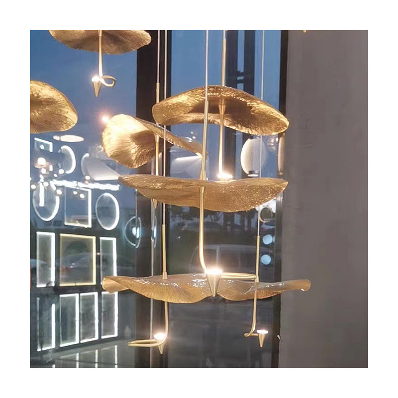 CH-006 Hand-Forged Lotus Chandelier - 1 to 35 Lights - Image 5
