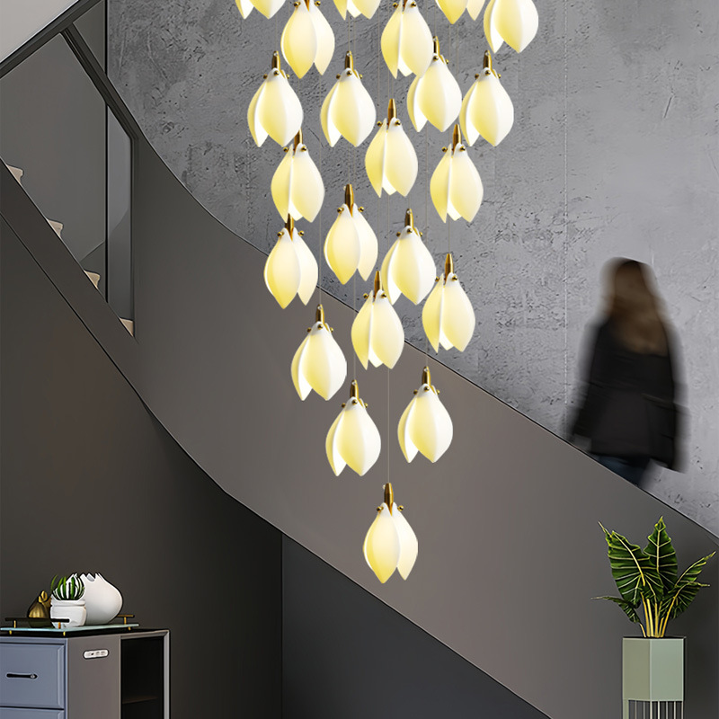 CH-009 Ceramic Art Chandelier - 7 to 64 Lights - Image 3