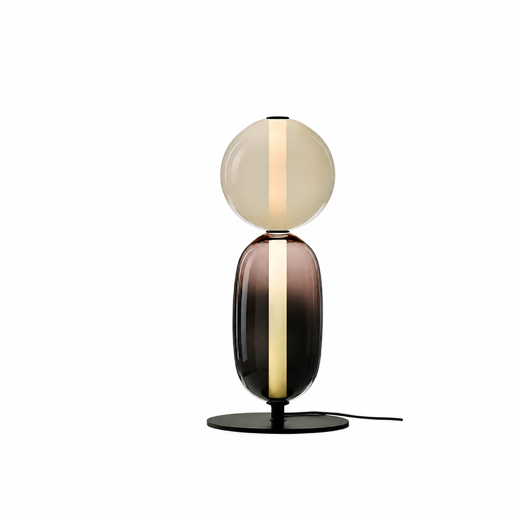 CH-011 Stacked Glass Disc Pendant and Table Light – 2 / 3 / 4 Lights, H480–H700 mm - Image 11
