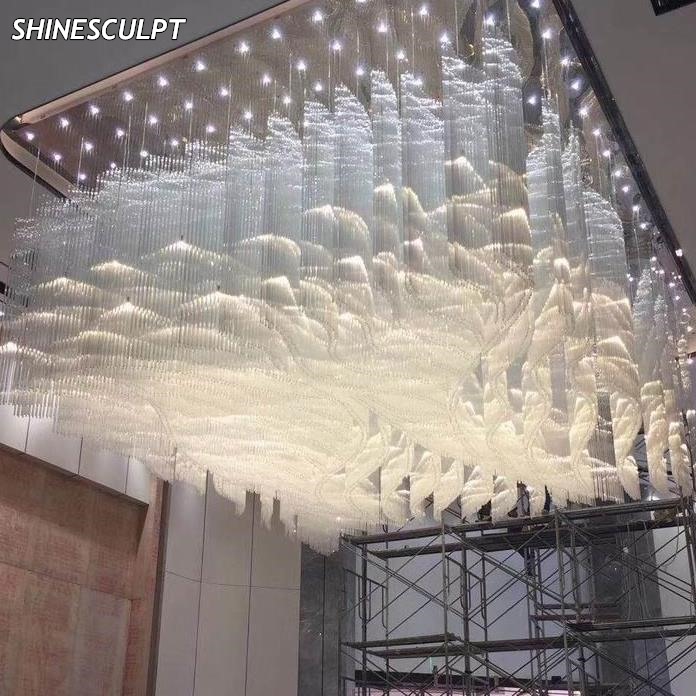 CH-013 Large Crystal Chandelier - Hotel and Villa Projects - Image 2