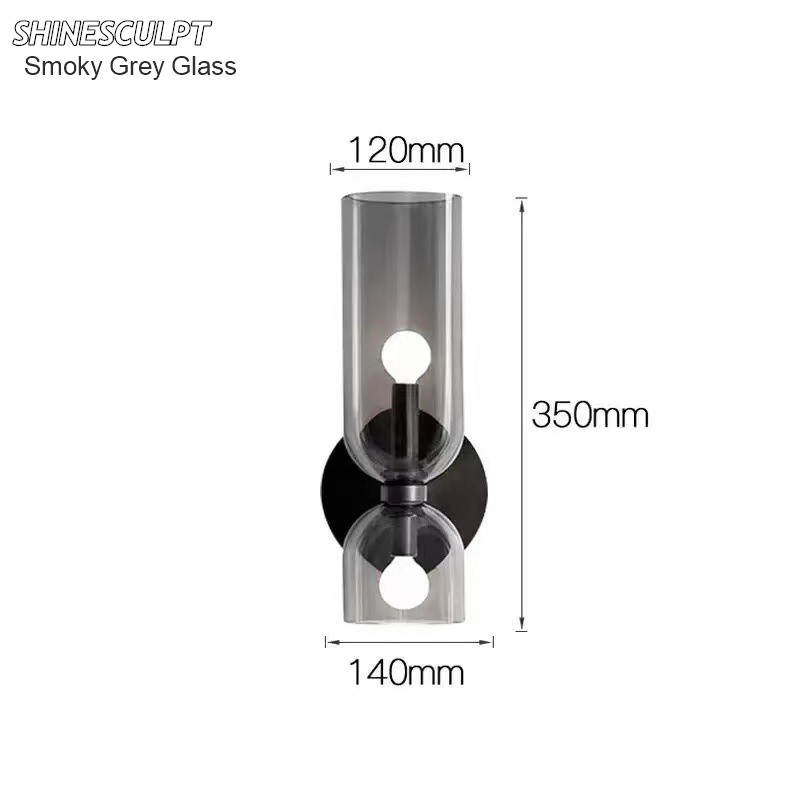 ShineSculpt small Nordic art glass pendant light for bedside and living room - view 7