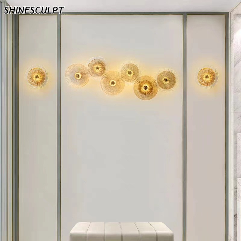 crystal flower wall light, view 5