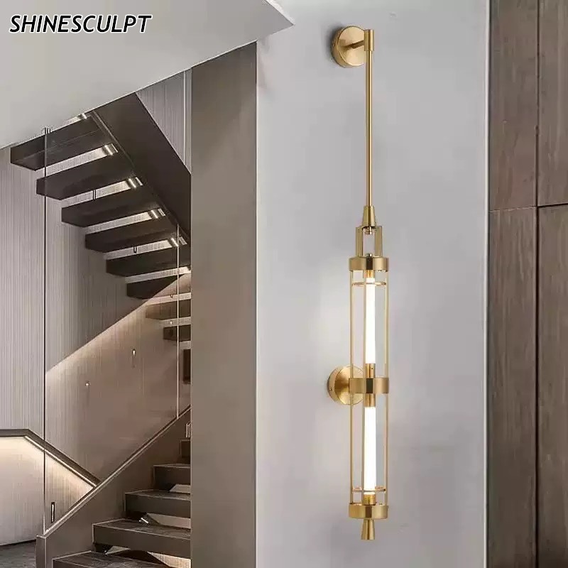Long Bar Wall Light - Design F, view 1