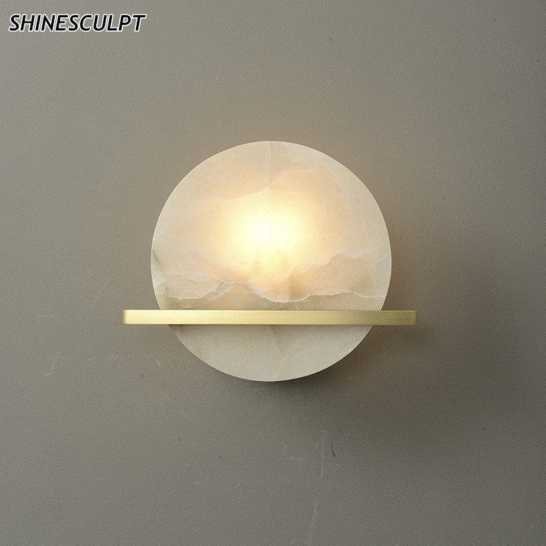 Natural Marble Wall Light - Design 05, view 2