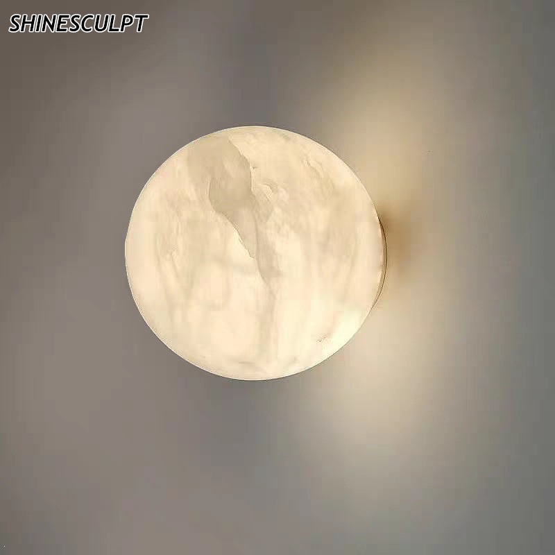 Natural Marble Wall Light - Designs 03 (Gold), 03 (Black), 04, view 3