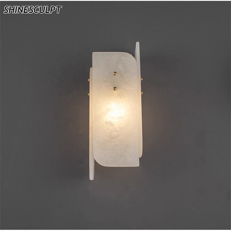Natural Marble Wall Light - Designs 07 (Solid Copper), 11 (Solid Copper), 14, view 3