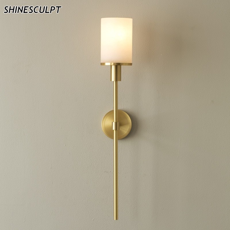 Natural Marble Wall Light - Designs 09 (Solid Copper), 17 (Solid Copper), view 2