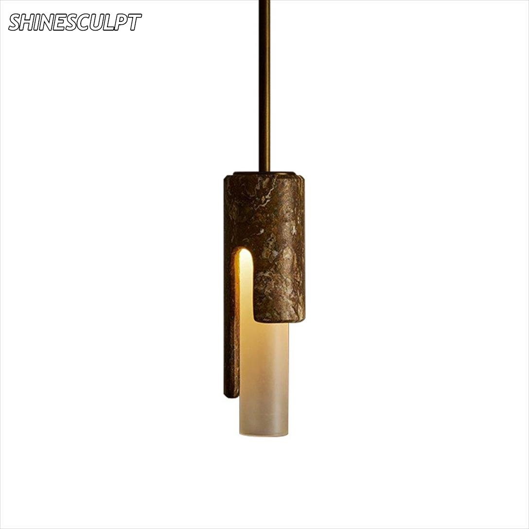 PL-013 Marble Pendant Light - 4 Marble Colours - Image 2