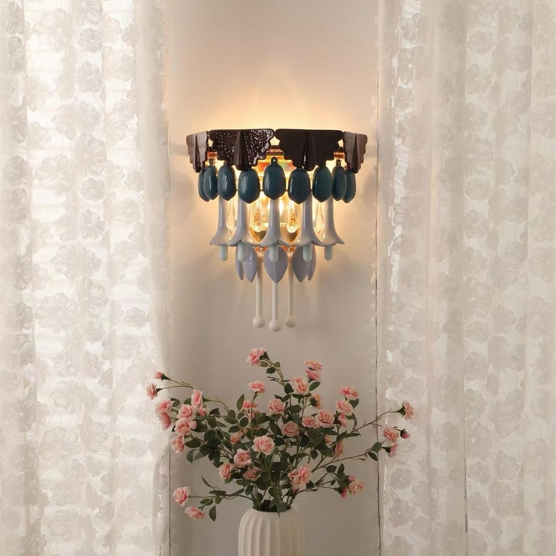 CH-001 Hand-Glazed Ceramic Tiered Chandelier – Colourful Plates, D70–D140 cm, Made to Order - Image 10