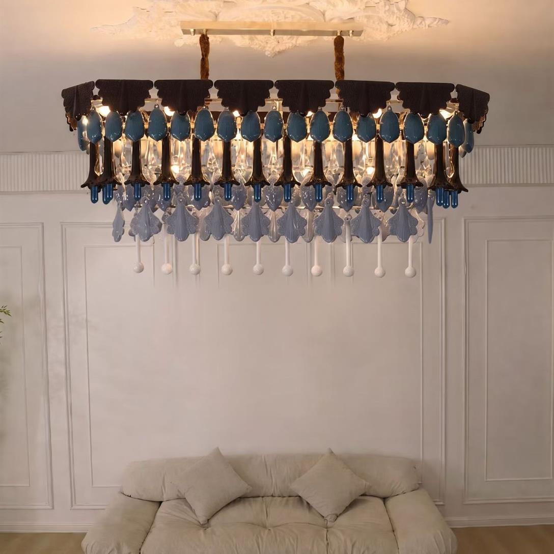 CH-001 Hand-Glazed Ceramic Tiered Chandelier – Colourful Plates, D70–D140 cm, Made to Order - Image 15