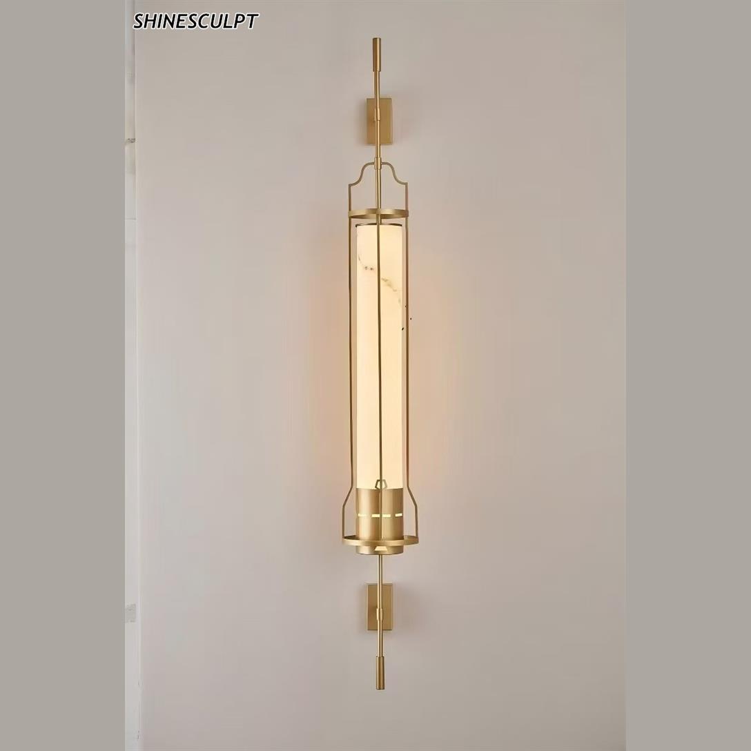 WL-011 Linear Wall Light – Long Bar Designs A–H, Iron, Brass, Black or Stainless Steel - Image 13