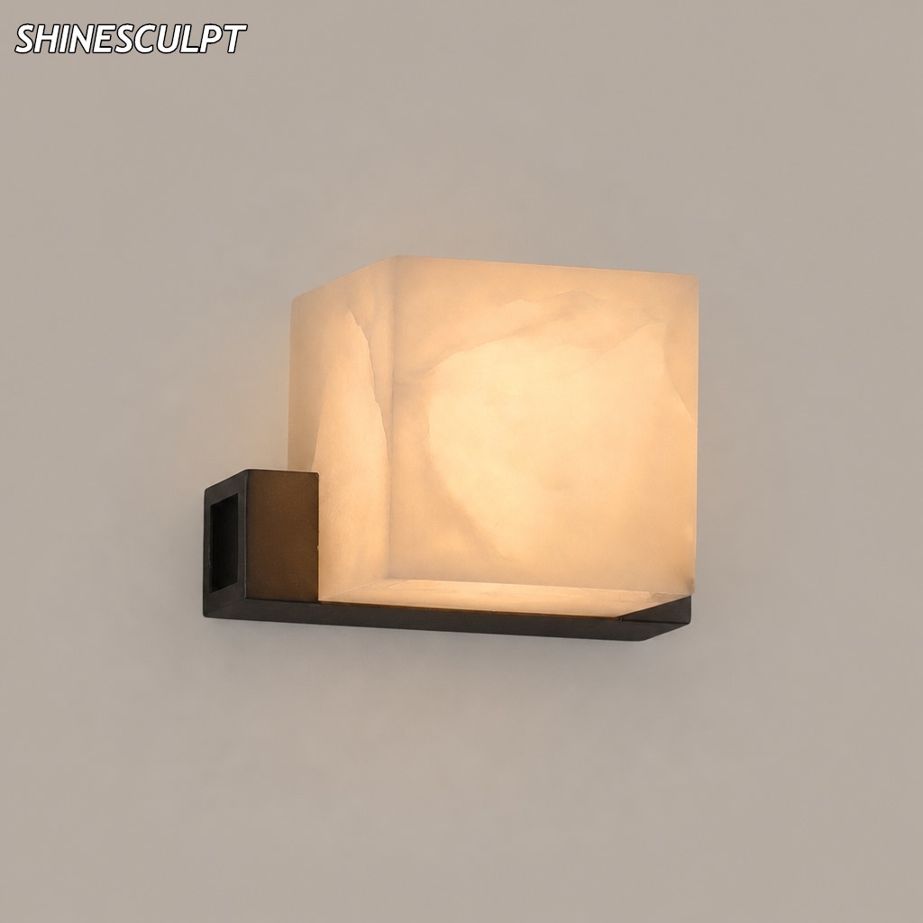 Natural Marble Wall Light - Design 05, view 1